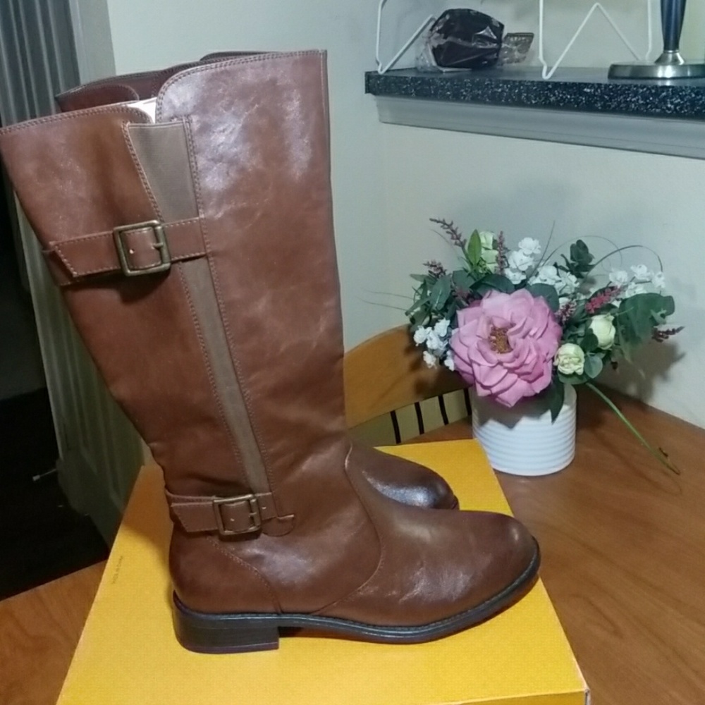 Wide Calf Riding Boots